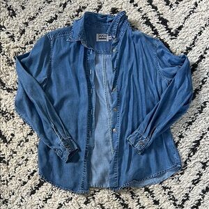 AKS Denim Button-Up Shirt